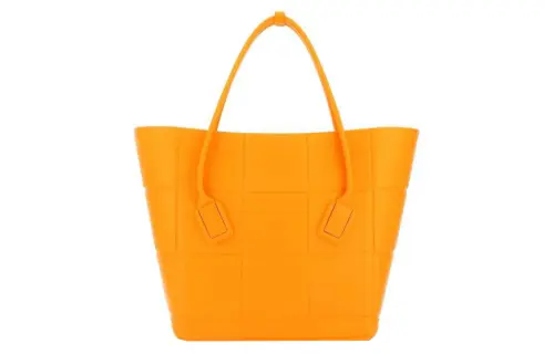 Bottega Veneta ARCO Leather Tote Bag, Shopping Bag, Handbag Women's Orange