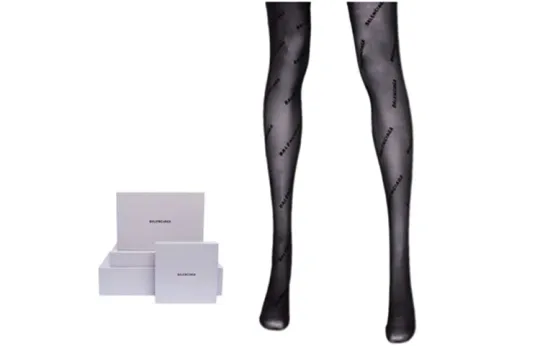 Balenciaga Pantyhose Women's Gift Box Set Black
