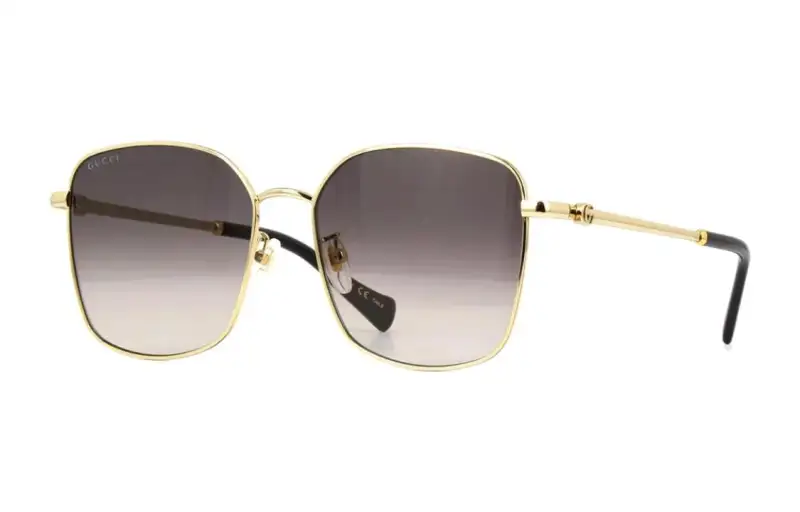 GUCCI Alloy Square Sunglasses Unisex
