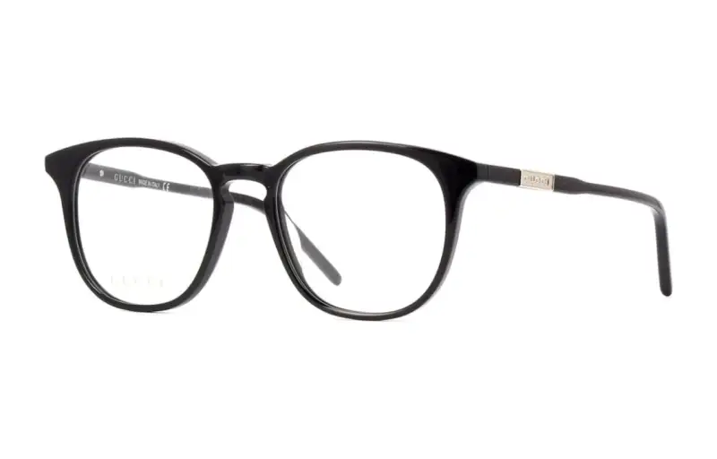 logo square-frame glasses