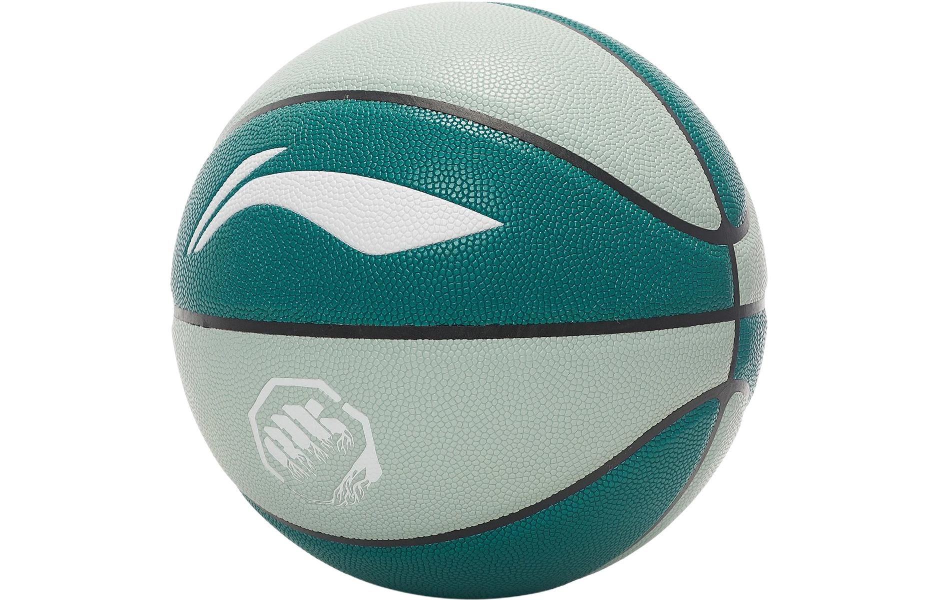 Li Ning Pu Basketball Green White Size 7 Training Unisex