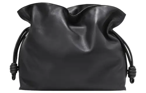 LOEWE Flamenco Clutch In Nappa Calfskin Large Black