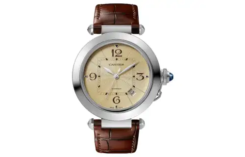 CARTIER PASHA DE Automatic Mechanical Movement 100m Waterproof Men's Watches Watch 41mm Yellow Watch Dial