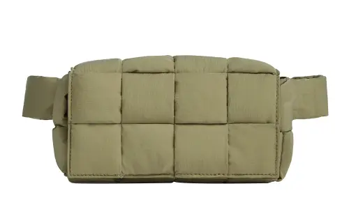 Bottega Veneta CASSETTE Polyamide Fanny Pack Mini Men's Limestone