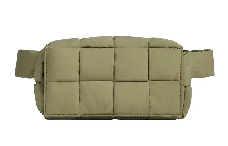 Bottega Veneta CASSETTE Polyamide Fanny Pack Mini Men's Limestone