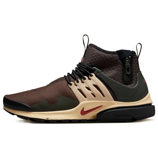 Nike Air Presto Mid Utility Baroque Brown Sesame Sequoia Canyon Rust