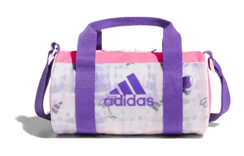 Adidas Thermoplastic Polyurethane Elastomer TPU Coating Handbag Large Women's Bright Pink Red Neon/Purple