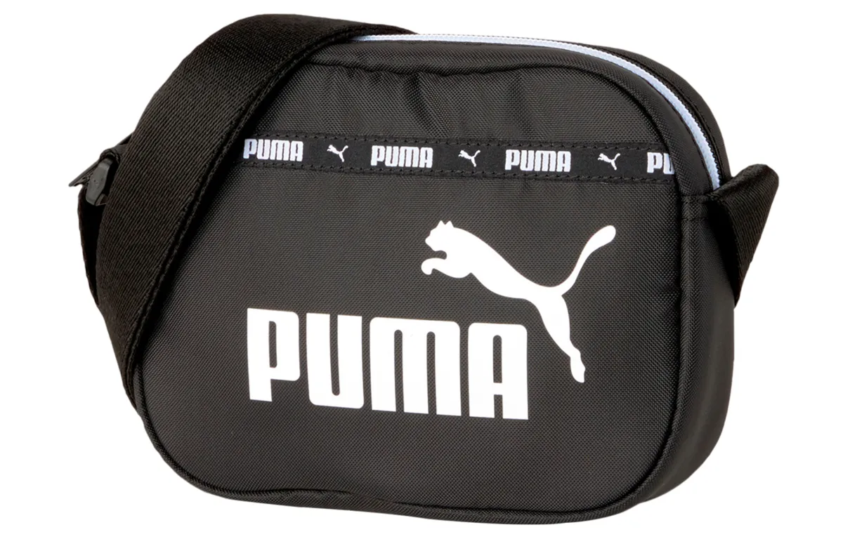 PUMA Fabric Crossbody Bag Women's Pure Black