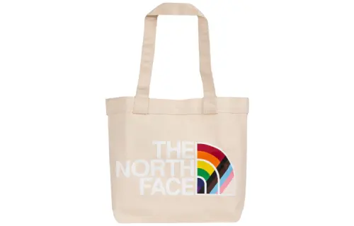 THE NORTH FACE 19L Tote Bag, Shopping Bag, Tote Portable, One Shoulder, Outdoor Bag Cotton Ecru Unisex