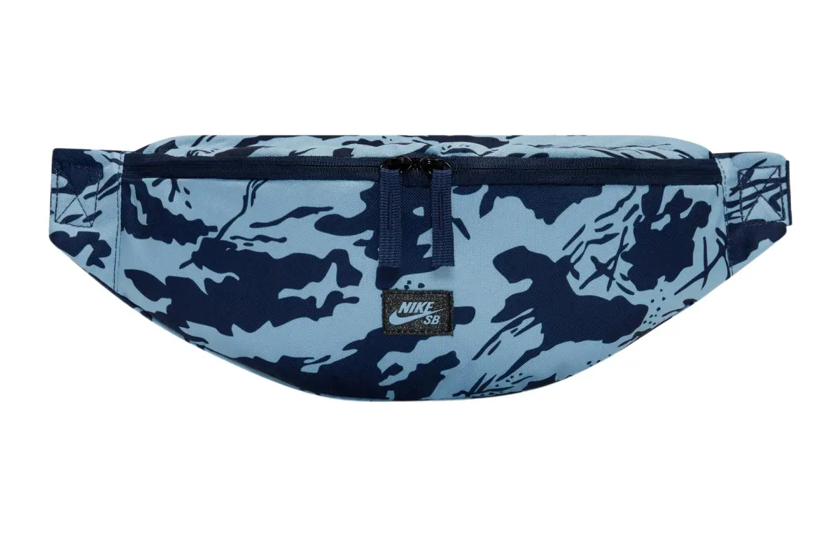 Nike Heritage Fabric Fanny Pack Regular Unisex Navy Blue/Milk Blue