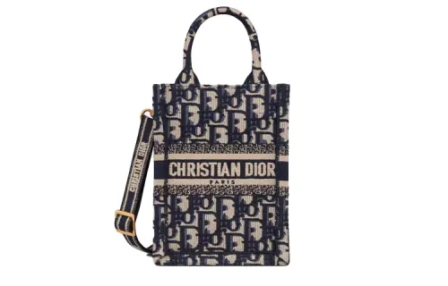 DIOR BookTote Canvas Sheet Music Bag, Cell Phone Pocket, Tote Bag, Shopping Bag, Crossbody Bag, Handbag Mini Women's