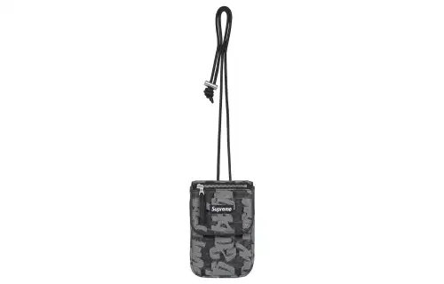 Supreme 100% Cotton Denim Neck Pouch Crossbody Bag, Shoulder Bag Regular Unisex Multicolor