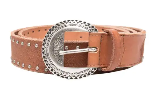 Golden Goose Leather Belts Unisex Brown