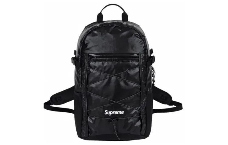 Supreme Polyester Backpack Regular Unisex Black