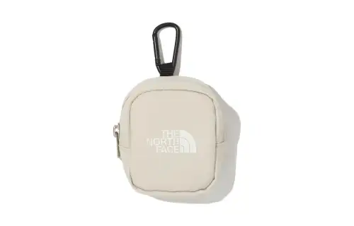THE NORTH FACE Polyester Earphone Case Mini Unisex Ecru