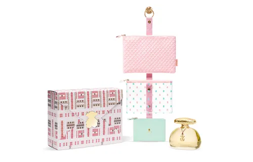 Perfume, set, cosmetic bag, 100 ml, 3 piece set