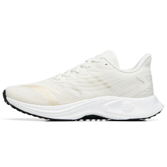 ANTA MACH Mach 1.0 Running Shoes Women's Low-Top Ivory White/Black