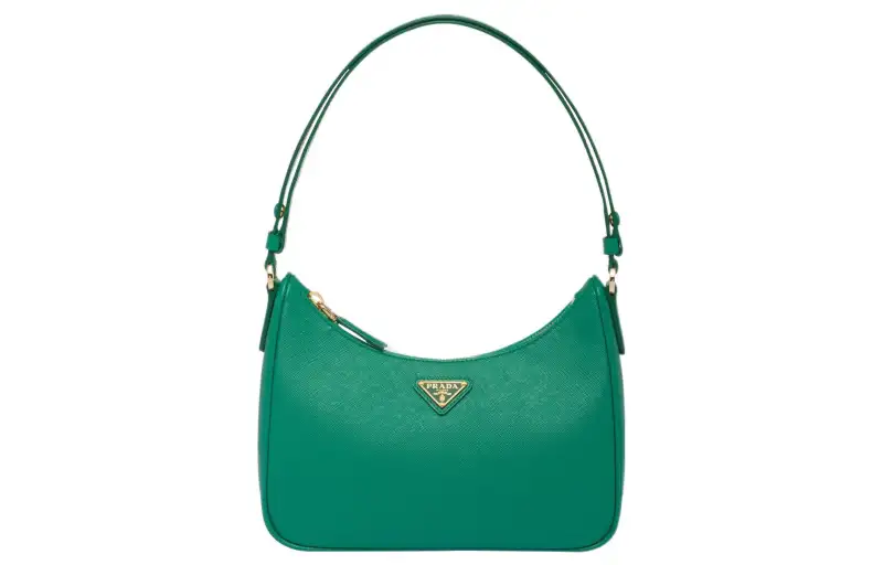PRADA Saffiano Leather Shoulder Bag, Handbag, Shoulder Bag Women's Mango