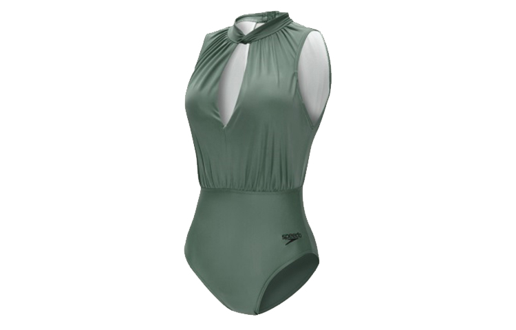Speedo One Piece Swimsuits Women’s Olive