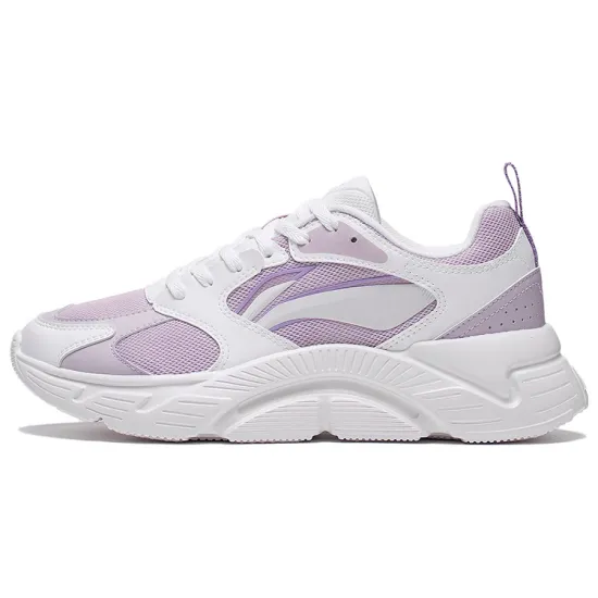 LINING Running Shoes Women's Low-Top Dusty Pink Purple/Mist White