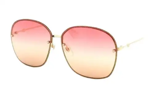 GUCCI Sunglasses Women's Gold