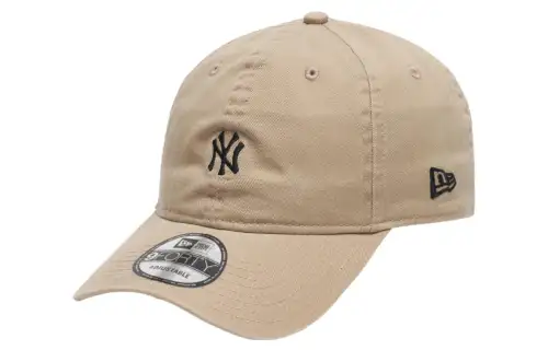 New Era Cotton Baseball Caps Unisex Khaki