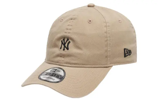 New Era Cotton Baseball Caps Unisex Khaki