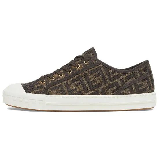 FENDI Domino Ff Lop Top Brown Women's