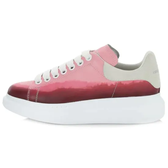Alexander McQueen Oversized Sneakers 'Pink Dip-Dyed' Women's