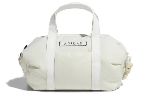 Adidas Polyester Travel Bag Gym Bag Large Women's Pure White