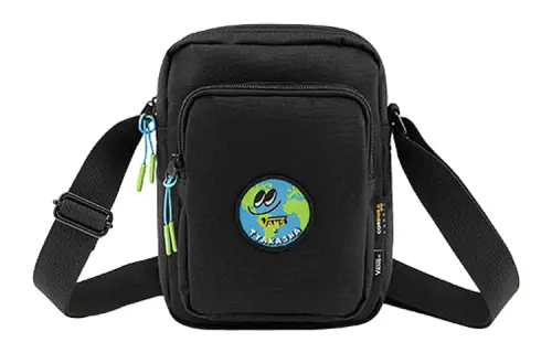 Vans Takasha, Collaboration Polyester Crossbody Bag Regular Unisex Black