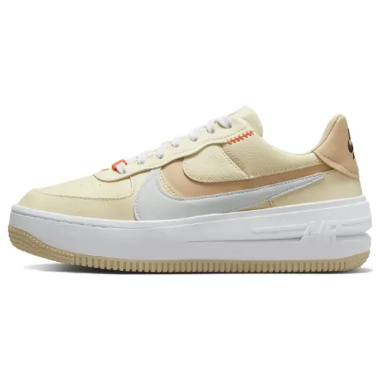 Nike Air Force 1 Skateboarding Shoes Women's Low-top Yellow/White