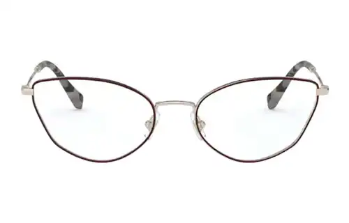 MIU MIU Prescription Glasses Unisex Silver