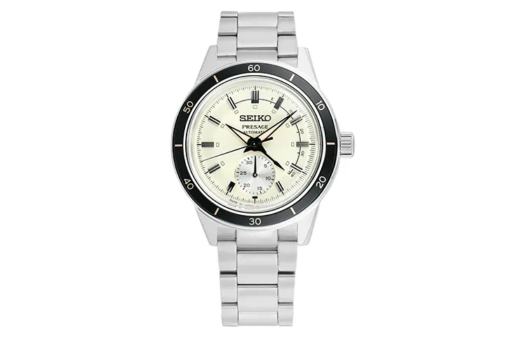 SEIKO Presage Mechanical Movement Stainless Steel Strap Watch Men's Watches White Dial