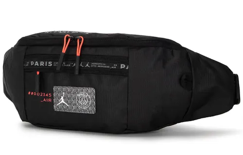 Jordan Paris, Collaboration Polyester Fanny Pack Regular Unisex Black