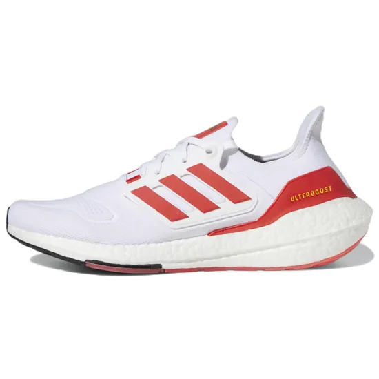 Adidas Ultra Boost 22 White Vivid Red