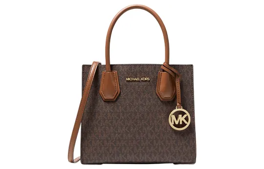 Mercer Medium Logo And Leather Accordion Crossbody Bag