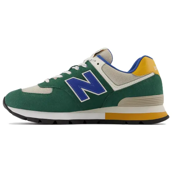 New Balance 574 Rugged Green Royal Blue