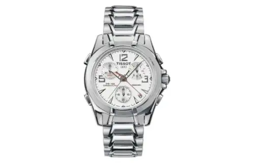 TISSOT Quartz Movement Men's Watch 38mm White Dial Stainless Steel Case Stainless Steel Watchband