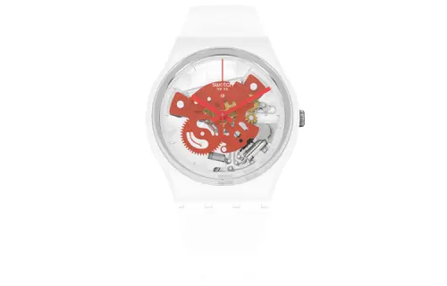 SWATCH Women's 34mm Skeleton Watch SO31W104