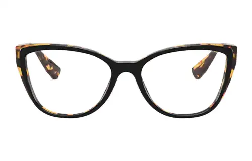 MIU MIU Plate Frame Cat Eye Eyeglass Frames Unisex
