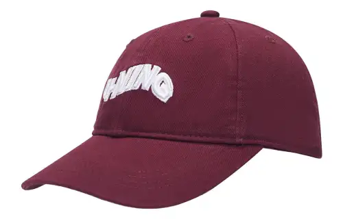 Li Ning Baseball Caps Unisex Brown Red