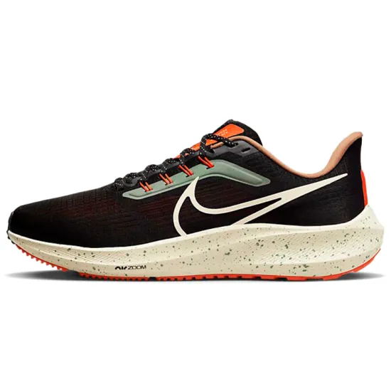 Nike Air Zoom Pegasus 39 Black Green Safety Orange