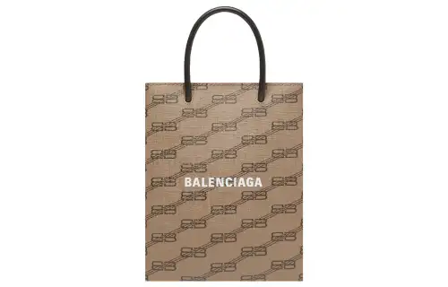 Balenciaga Bb Monogram Printed Tote Bag