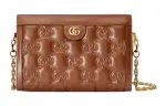 GUCCI GG Matelassé Leather Chain Bag Shoulder Bag Shoulder Bag, Handbag Women's Brown