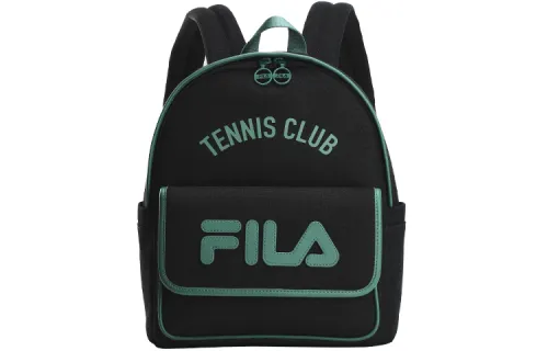 FILA FUSION PU, Textile Mixture Backpack Regular Women's Pitch Black