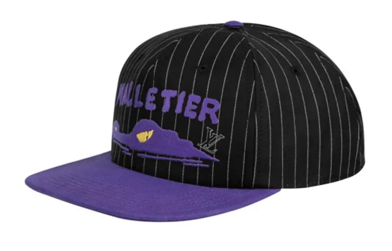 LOUIS VUITTON Black/Purple Baseball Caps Unisex