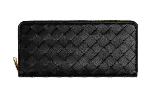 Bottega Veneta Lambskin Wallet Women's Black