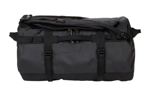 THE NORTH FACE 50L Gym Bag, Travel Bag, Double Shoulder Handbag, Shoulder Bag, Outdoor Bag Fabric Pure Black Unisex