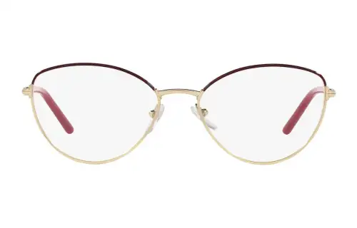 PRADA Prescription Glasses Unisex Gold
